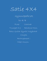 Satie 4X4 Jazz Ensemble sheet music cover